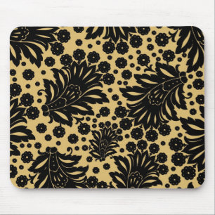 Damask vintage paisley wallpaper floral pattern mouse pad