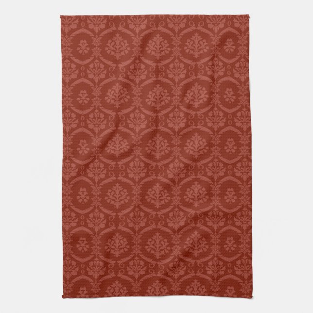 Damask wallpaper 3 towel (Vertical)