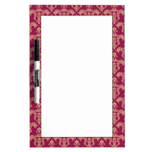 Damask wallpaper 4 dry erase board