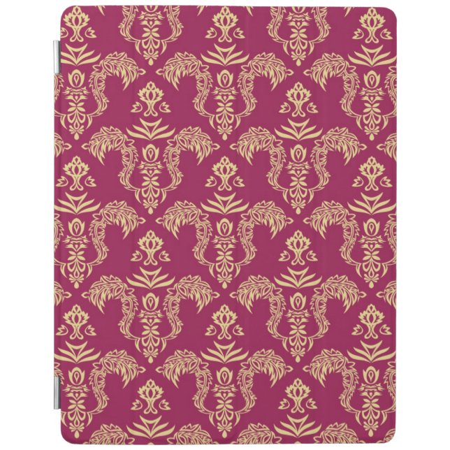Damask wallpaper 4 iPad smart cover (Front)