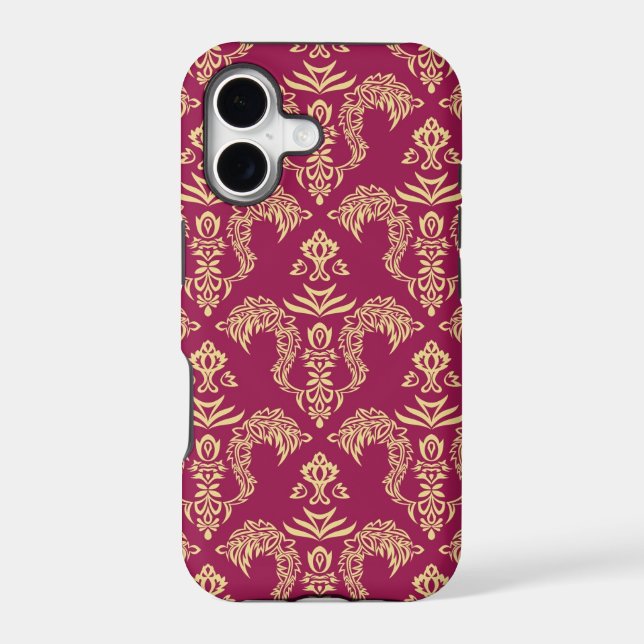 Damask wallpaper 4 iphone case (Back)