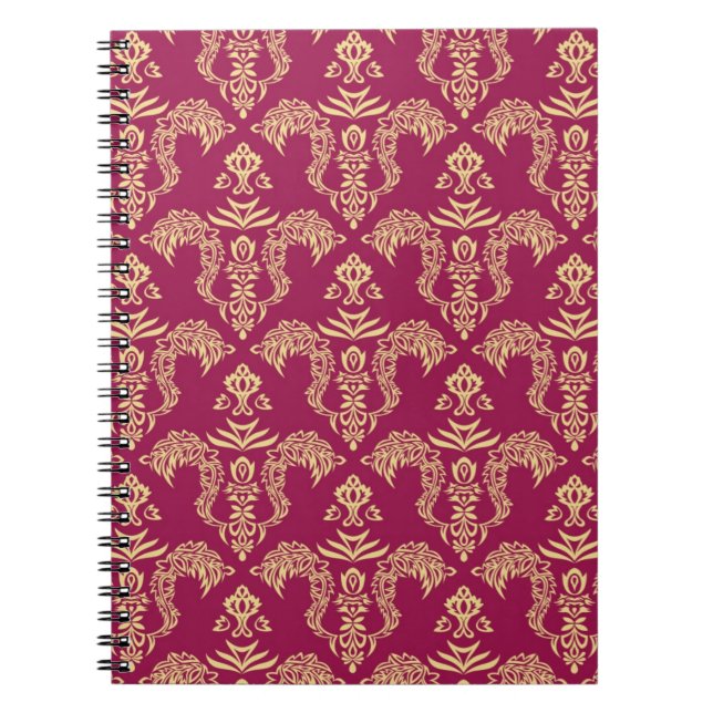 Damask wallpaper 4 notebook (Front)
