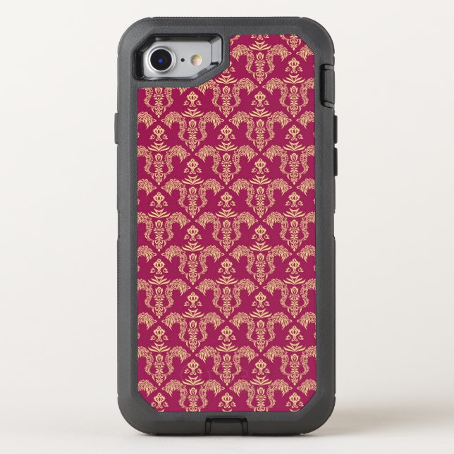 Damask wallpaper 4 otterbox iPhone case (Back)