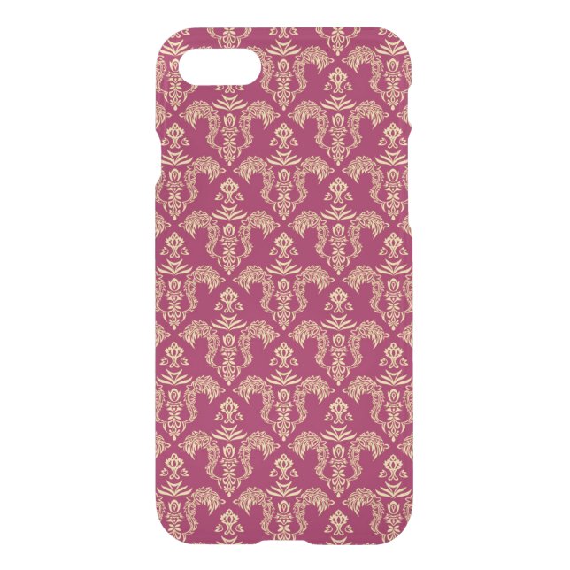 Damask wallpaper 4 uncommon iPhone case (Back)