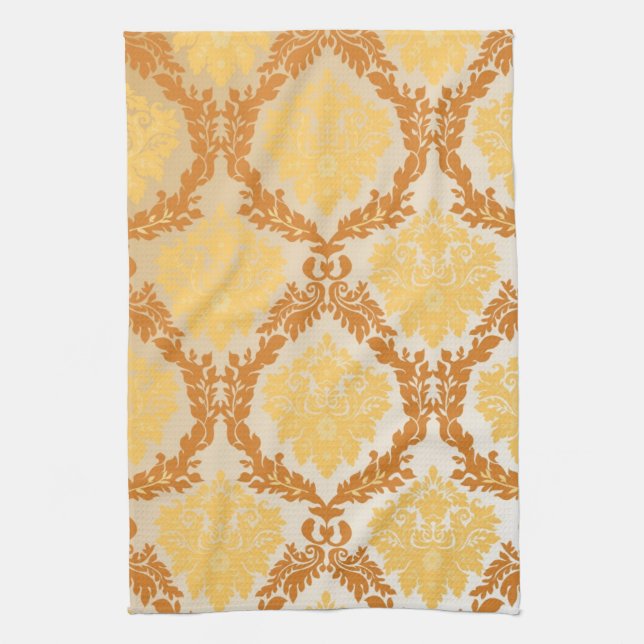 Damask wallpaper 5 kitchen towel (Vertical)