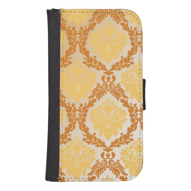 Damask wallpaper 5 samsung galaxy wallet case (Front)