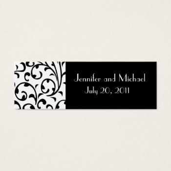 Damask Wedding Favor Gift Tags by DamaskGallery at Zazzle