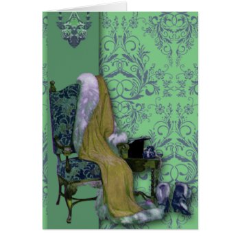 Damask Wildflowers  After The Opera: Green & Blue by metroswank at Zazzle