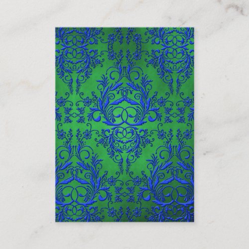 Damask Wildflowers, ELECTRA Business Card Templates