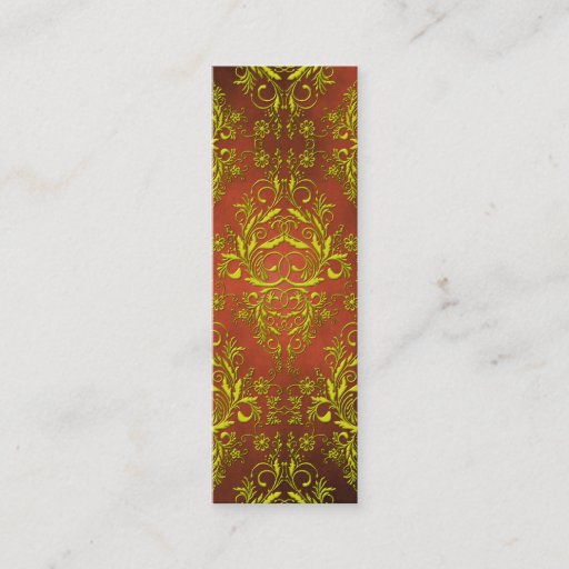 Customizable Damask Wildflowers, ELECTRA Business Card Template
