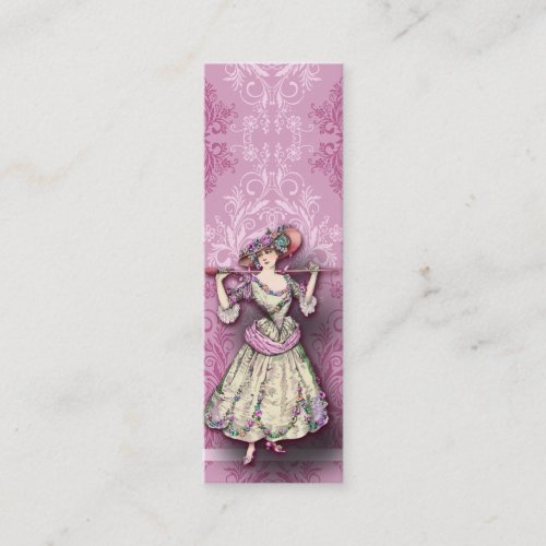 Damask Wildflowers, MARIE ROSETTE Business Card Template