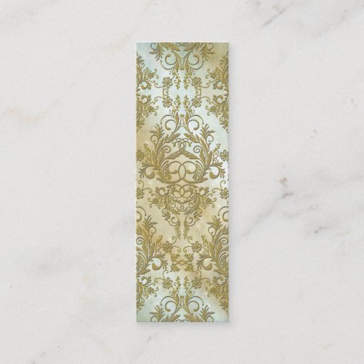 Customizable Damask Wildflowers, MORNING STARS Business Card Template