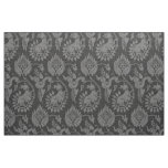Damask with Winged Serpents, Black Fabric