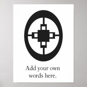 Dame Dame Symbol for Intelligence and Ingenuity Poster