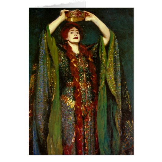 Dame Ellen Terry by John Singer Sargent Cards (Front)