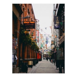 Dame Lane Dublin - Photography Poster