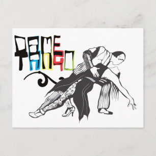 Dame Tango Postcard