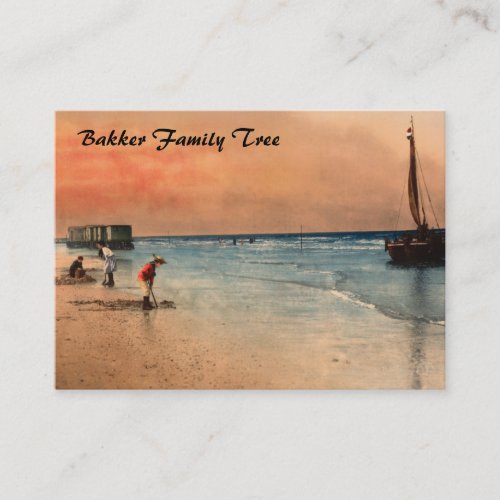 Damesbaden, Scheveningen, Holland Business Card Template
