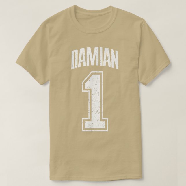 Damian Supporter Number 1 Greatest Fan  T-Shirt (Design Front)
