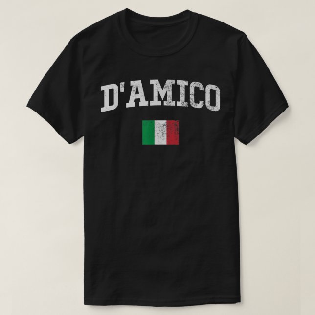 D'Amico Family Name Personalized 808 T-Shirt (Design Front)