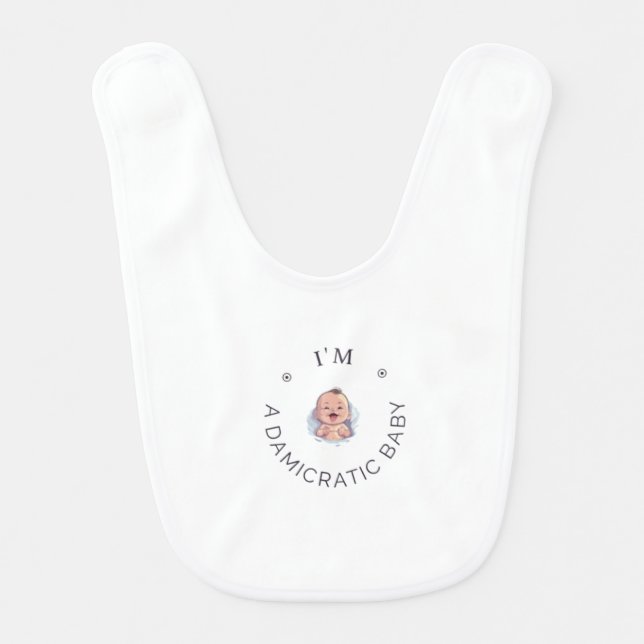 Damicratic Baby Bib (Front)