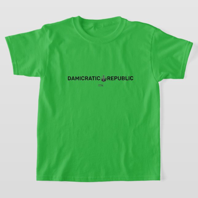 Damicratic kids T-Shirt (Laydown)