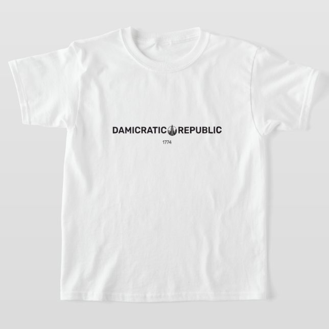 Damicratic kids T-Shirt (Laydown)