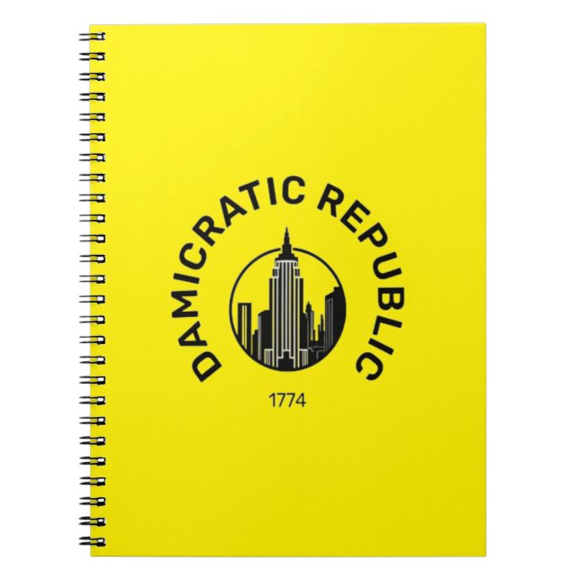 Damicratic Notebook (Front)