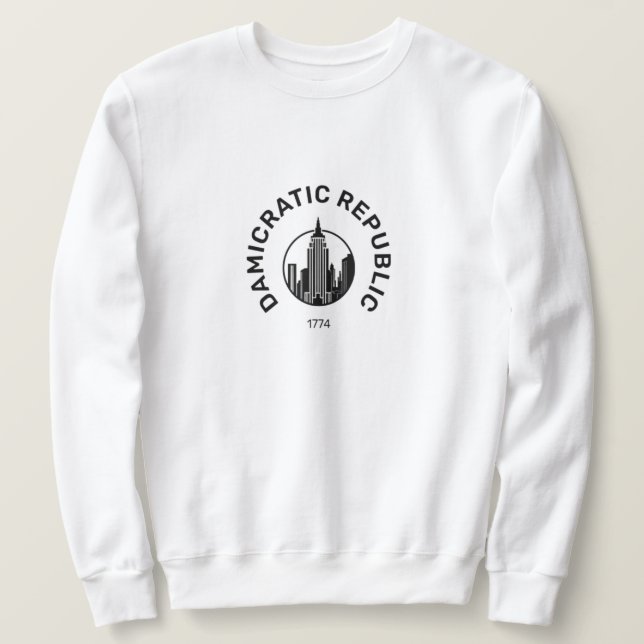 Damicratic sweatshirt (Design Front)