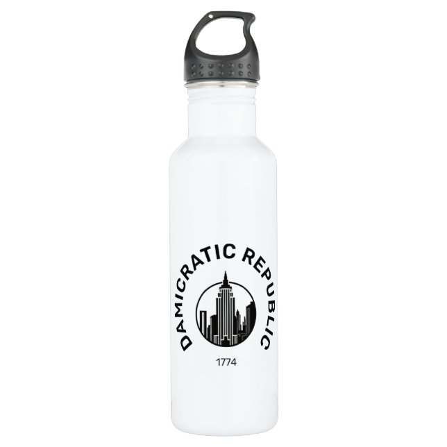 Damicratic Water Bottle (Front)