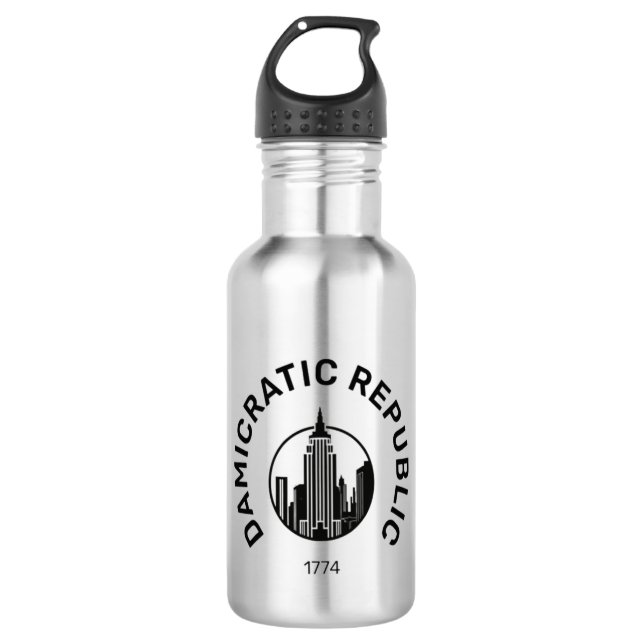 Damicratic Water Bottle (Front)