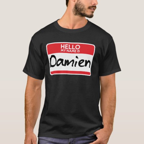 Damien Horror Film The Omen Halloween Costume T_Shirt