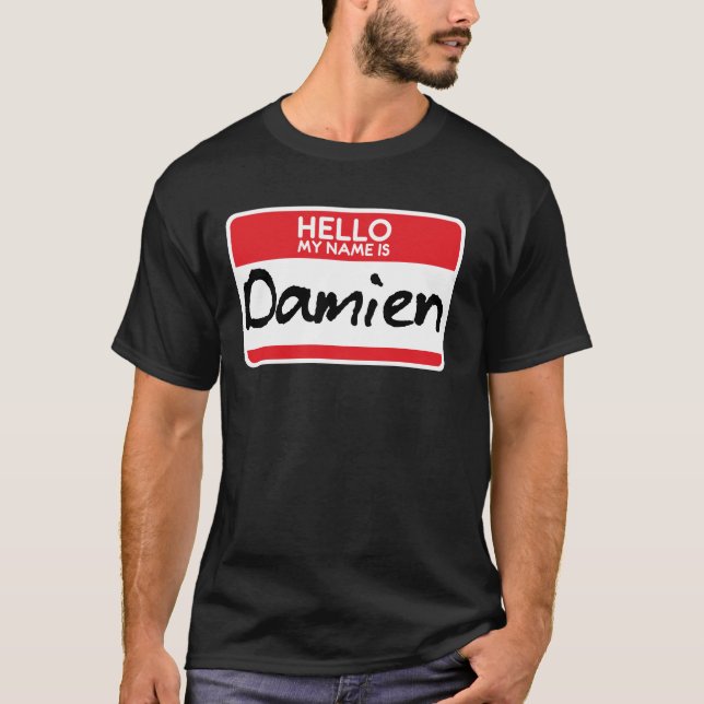 Damien Horror Film The Omen Halloween Costume T-Shirt (Front)