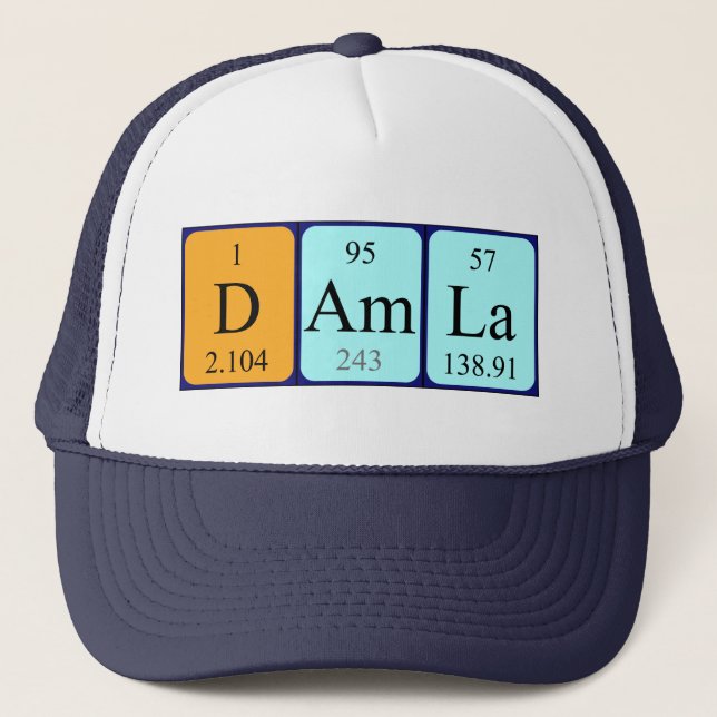 Damla periodic table name hat (Front)