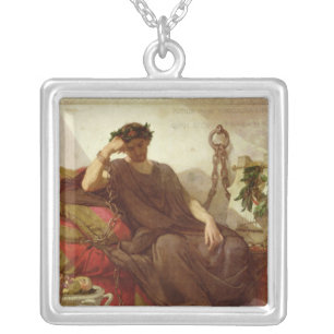 Damocles, 1866 silver plated necklace
