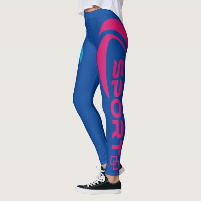 Damonti Sport Yoga Blue Leggings (Left)
