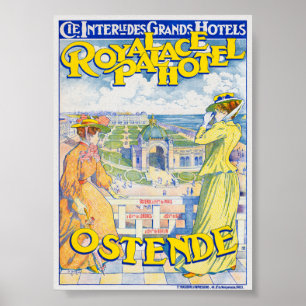 Dampfschiffahrt Zürichsee Vintage Poster 1900