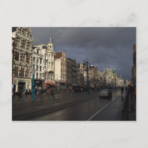 Damrak, Amsterdam Postcard