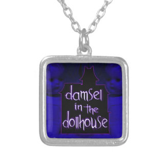 Damsel in the Dollhouse Necklace (blue/purple)