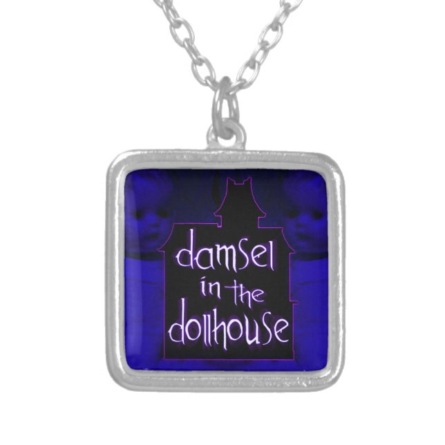 Damsel in the Dollhouse Necklace (blue/purple) (Front)
