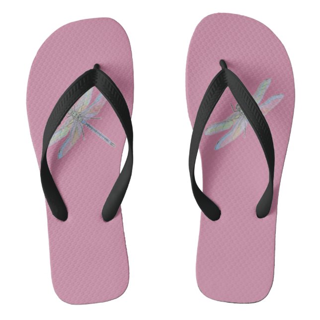 DAMSELFLY Flip-Flops (Pink) Flip Flops (Footbed)