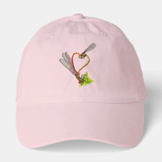 Damselfly Heart Nature Art Girls' Hoodie Hat