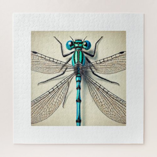 Damselfly Top View 170624IREF108 _ Watercolor Jigsaw Puzzle