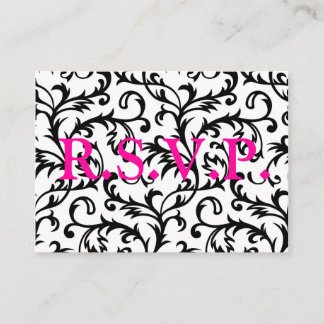 damsk R.S.V.P. Enclosure Card