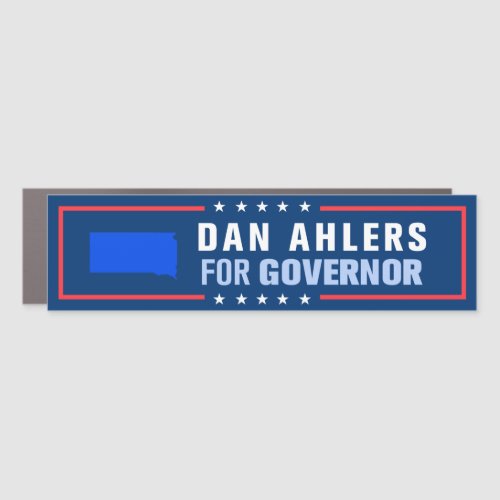 Dan Ahlers for South Dakota Governor Bumper Car Magnet