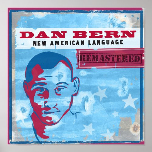 Dan Bern New American Language Vinyl Art Poster