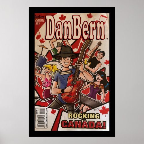Dan Bern Rockin Canada Poster