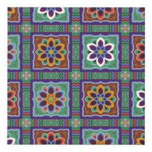 Dan-cheong. Korean traditional temple art.dancheon Faux Canvas Print