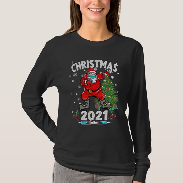 Dan Dance Santa  Christmas T-Shirt (Front)