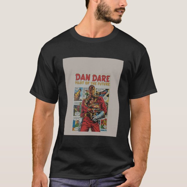 Dan Dare' retro comic book art T-Shirt (Front)